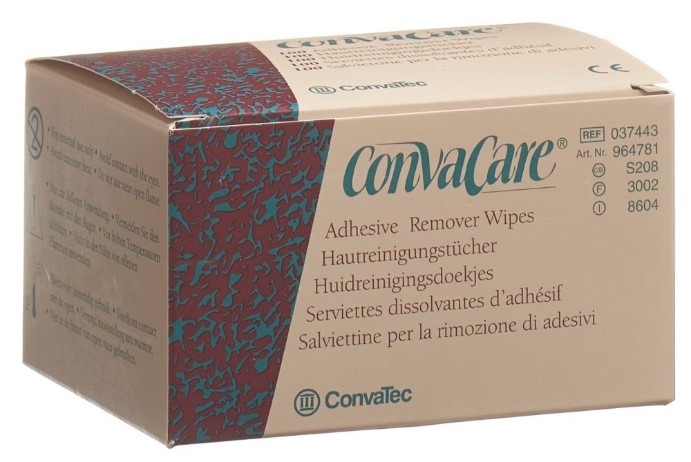 ConvaCare Hautreinigungstücher 3x7cm weiss (100 Stk)