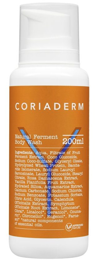 CORIADERM Natural Ferment Body Wash (200ml)
