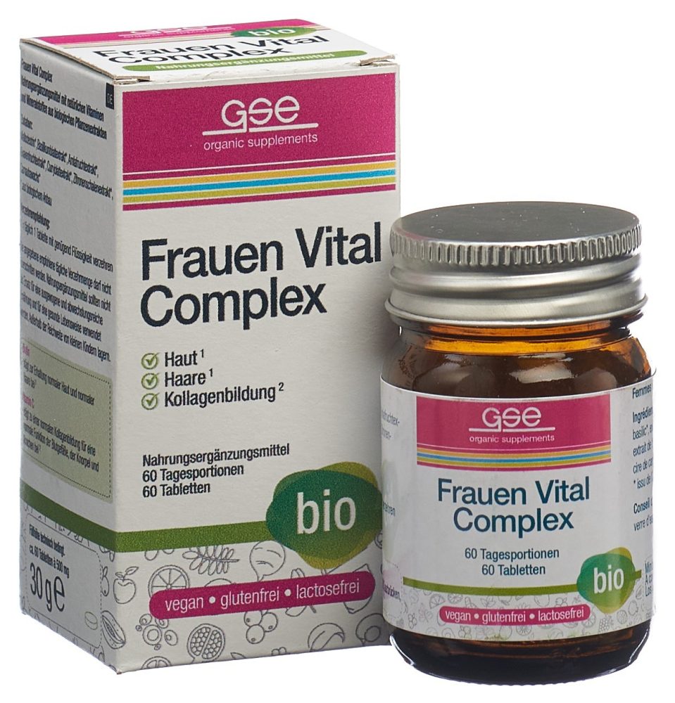 GSE Frauen Vital Complex Tabletten Bio (60 Stk)