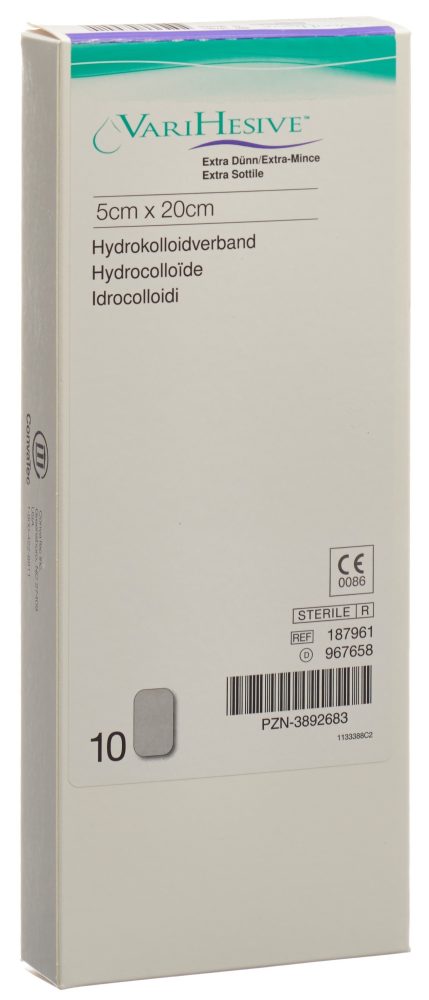 VariHesive Verband, 5x20cm, extra dünn (10 Stk)
