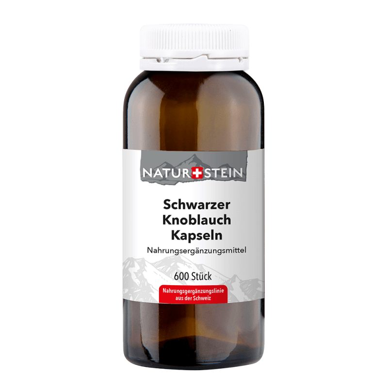 NATURSTEIN Schwarzer Knoblauch Kapseln 600 Stück