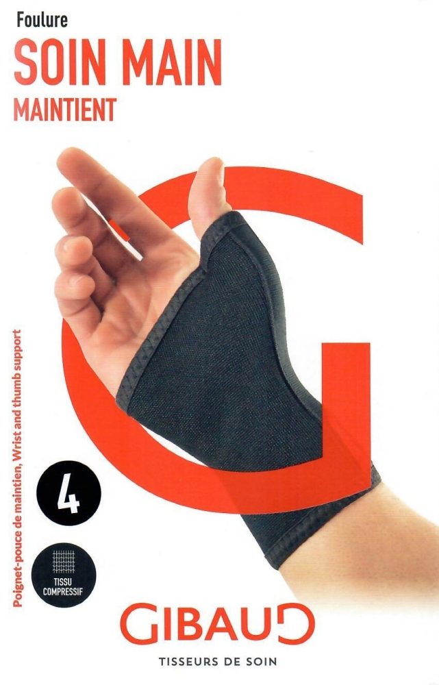GIBAUD Handgelenk-Daumenbandage, Grösse 2, Handgelenk 16-17cm (1 Stk)