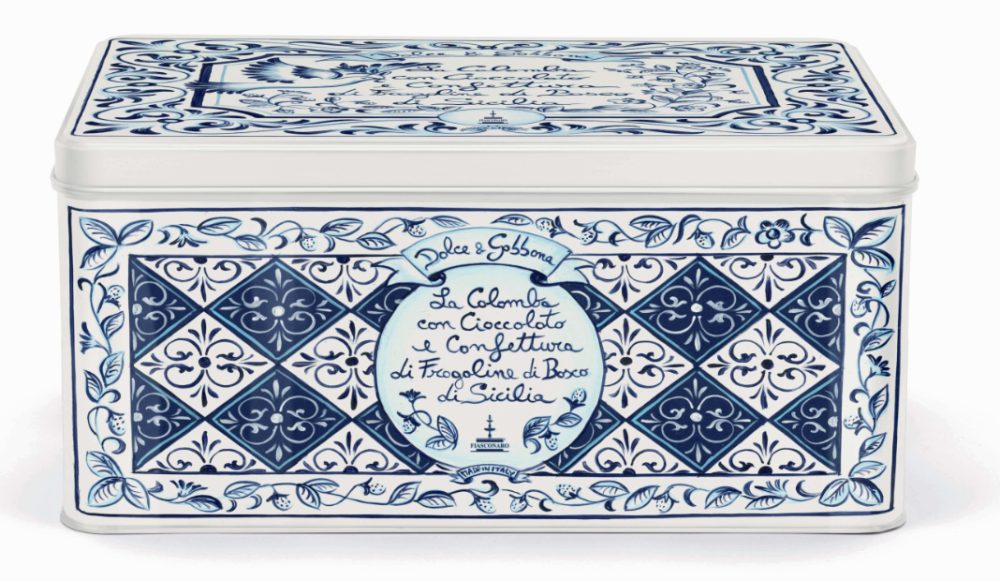 Fiasconaro und Dolce & Gabbana Colomba ricoperta di cioccolato (800g+200g Crème)