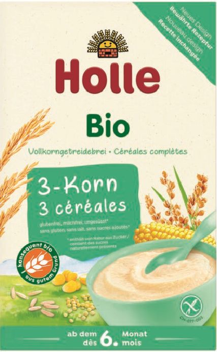 Holle Babybrei 3-Korn Bio (250g)