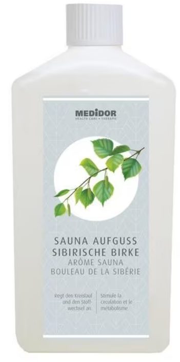 MEDiDOR Sauna Aufguss Sibirische Birke (1 Liter)