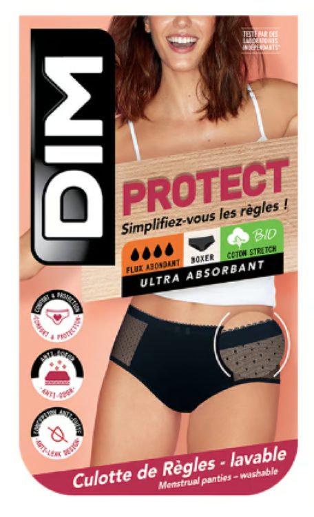 DIM Boxer Lace Stark 36-38 schwarz mit Meshdetail (1 Stk)
