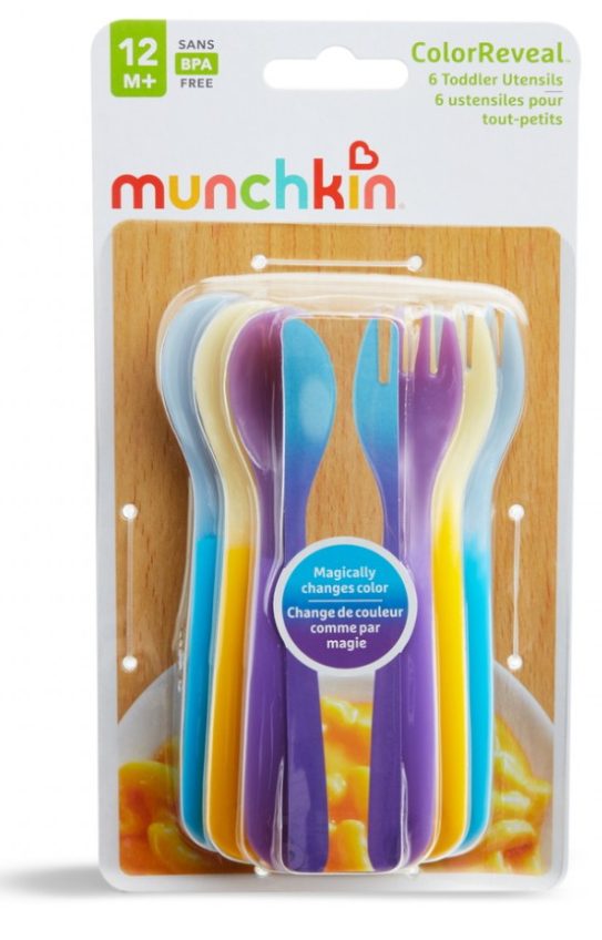 Munchkin Löffel & Gabel ColorReveal 12M+ (6 Stk)