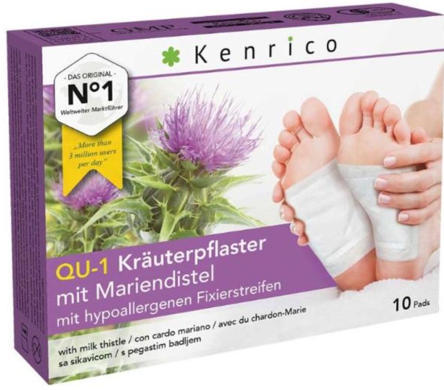 Kenrico Kräuterpflaster mit Mariendistel (10 Stk)