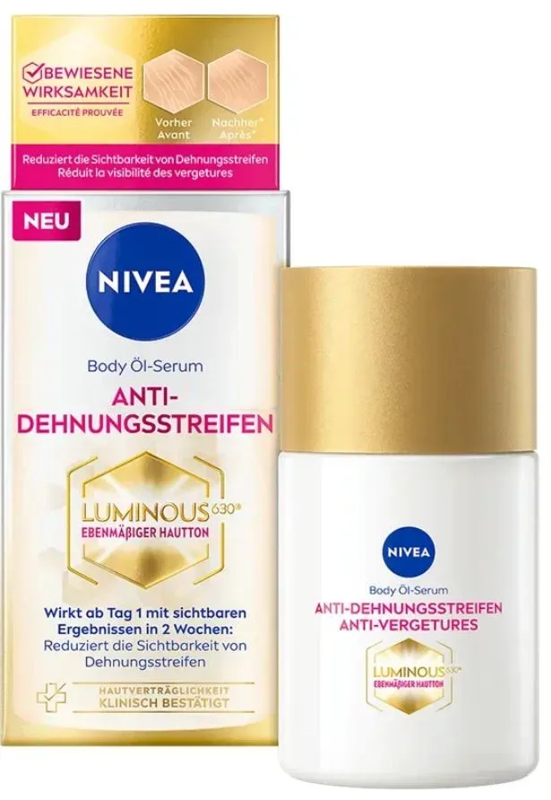 Nivea - Body Luminous Body Öl-Serum Anti-Dehnungsstreifen, 100  ml