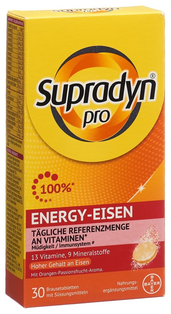 Supradyn energy Eisen Brausetabletten (30 Stk)