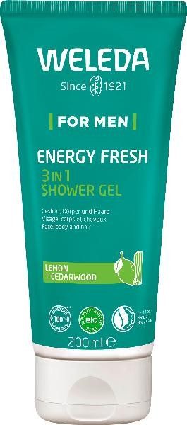 WELEDA FOR MEN Energy Fresh Shower Gel 3in1 200 ml