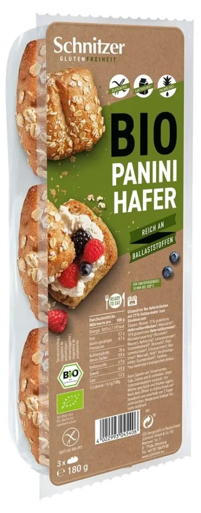 Schnitzer Bio Panini Active Oat (180g)