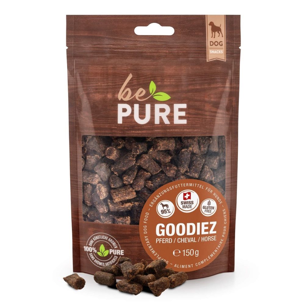 bePure Goodiez mit Pferd für Hunde (150g)