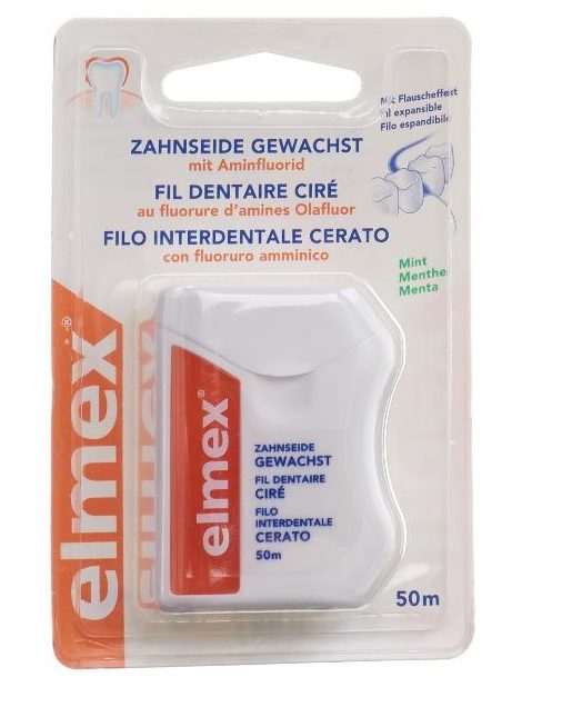 Elmex Zahnseide Mint gewachst (50m)