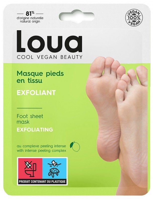 Laurence Dumont Loua Fußmaske Peeling, aus Stoff (1 Paar)