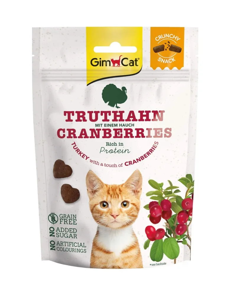 Gim Cat Crunchy Truthahn mit Cranberries (60g)