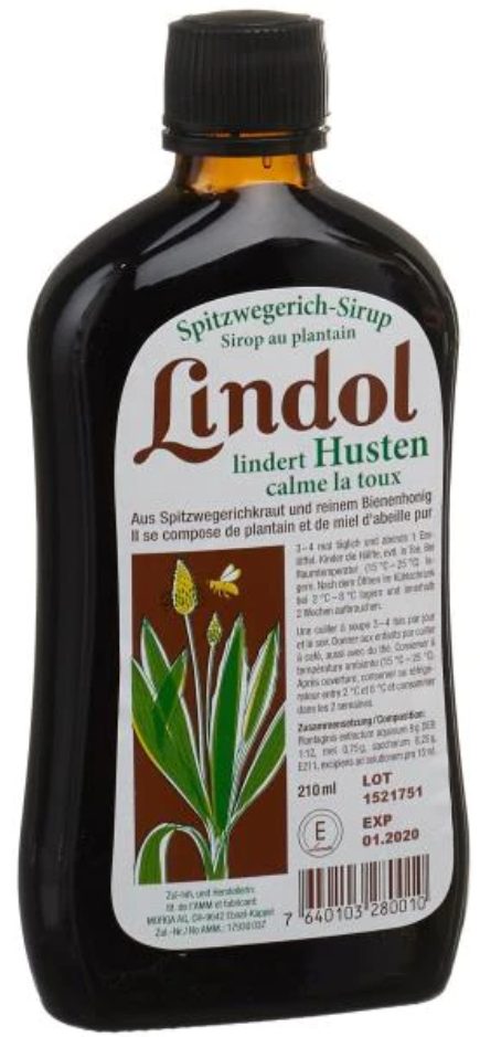 Lindol Spitzwegerich Flasche (210ml)