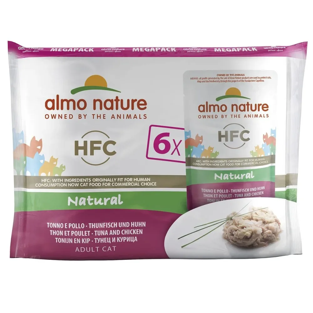 Almo nature HFC Thunfisch und Huhn 6x55 g