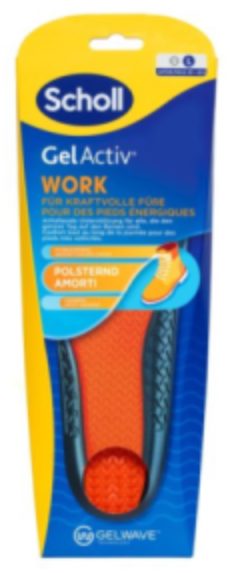 Scholl - GelActiv Work & Boot S Einlegesohlen mit GelWave-Technologie, 1 Paar