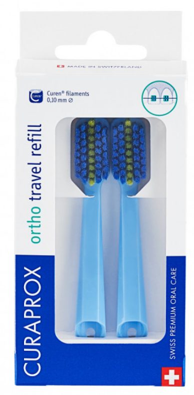 Curaprox CS 5460 Travel Set refill, blau (1 Stk)