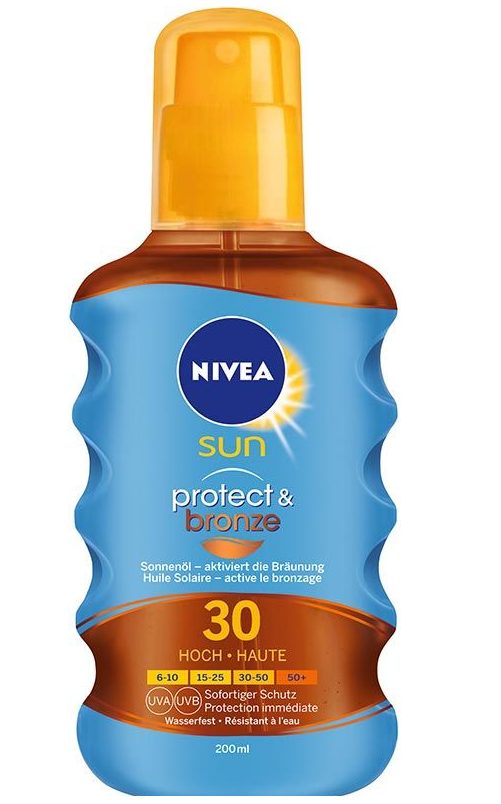 Nivea Sun Protect & Bronze Sonnenöl 200ml Herren