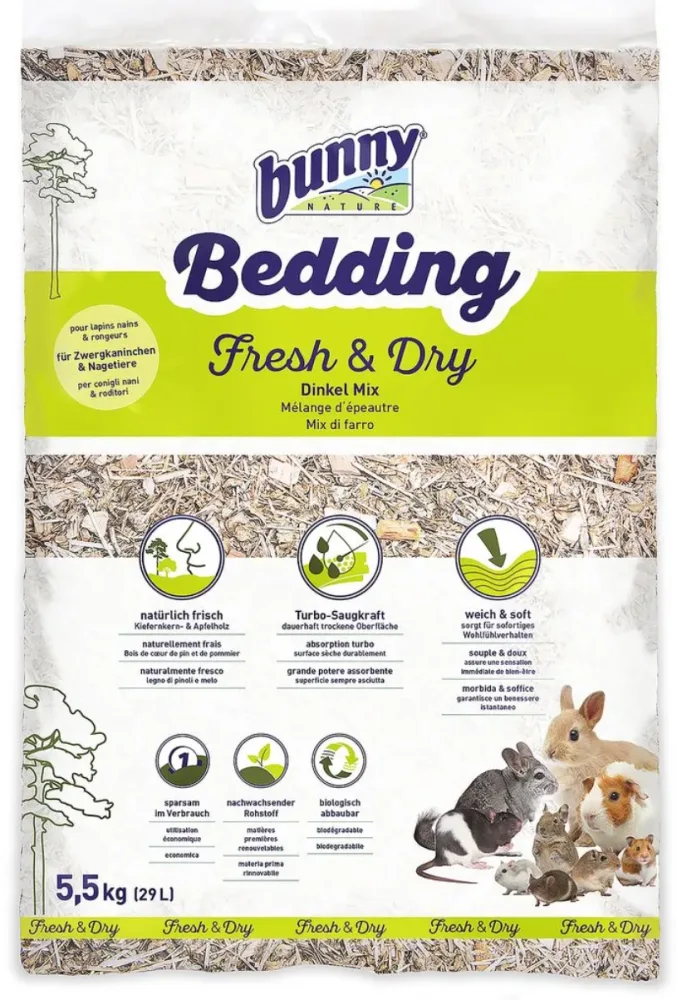 bunny Bedding Fresh & Dry Nagereinstreu (500g)
