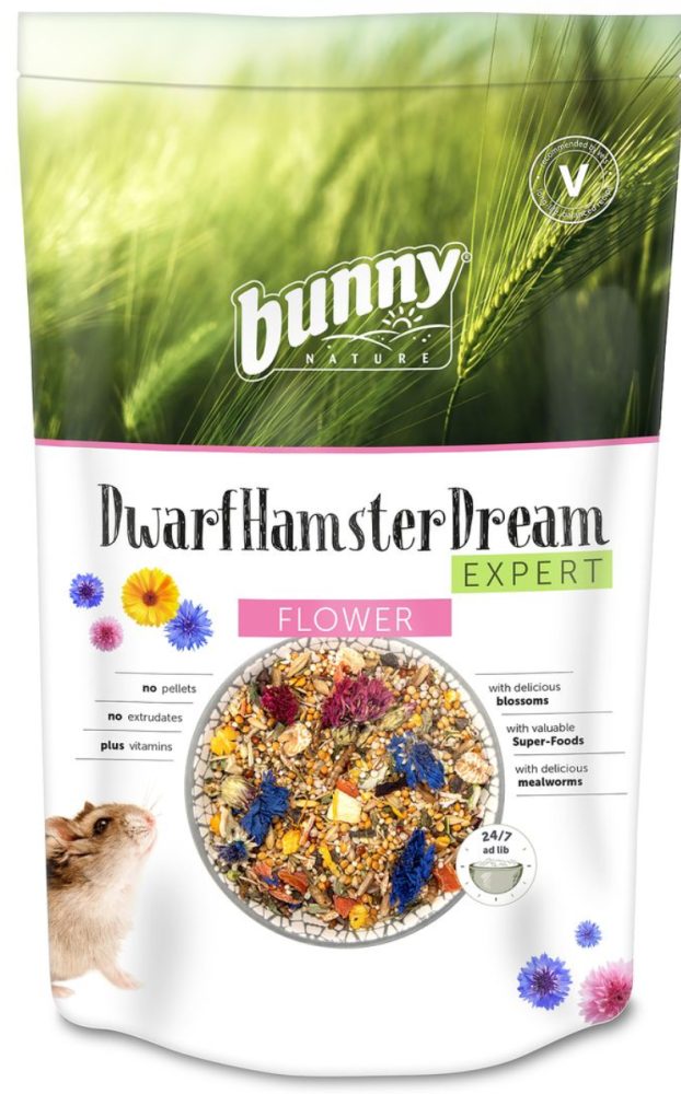 bunny Zwerghamster Traum Nagerfutter Expert mit Blumen (500g)
