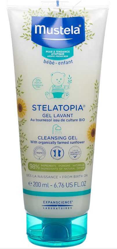 Mustela Stelatopia Waschcreme Atopie Haut (200ml)