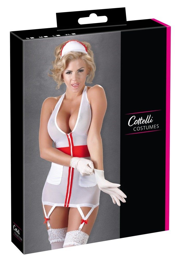 Cottelli COSTUMES erotisches Krankenschwester-Kostüm, Grösse S (1 Stk)