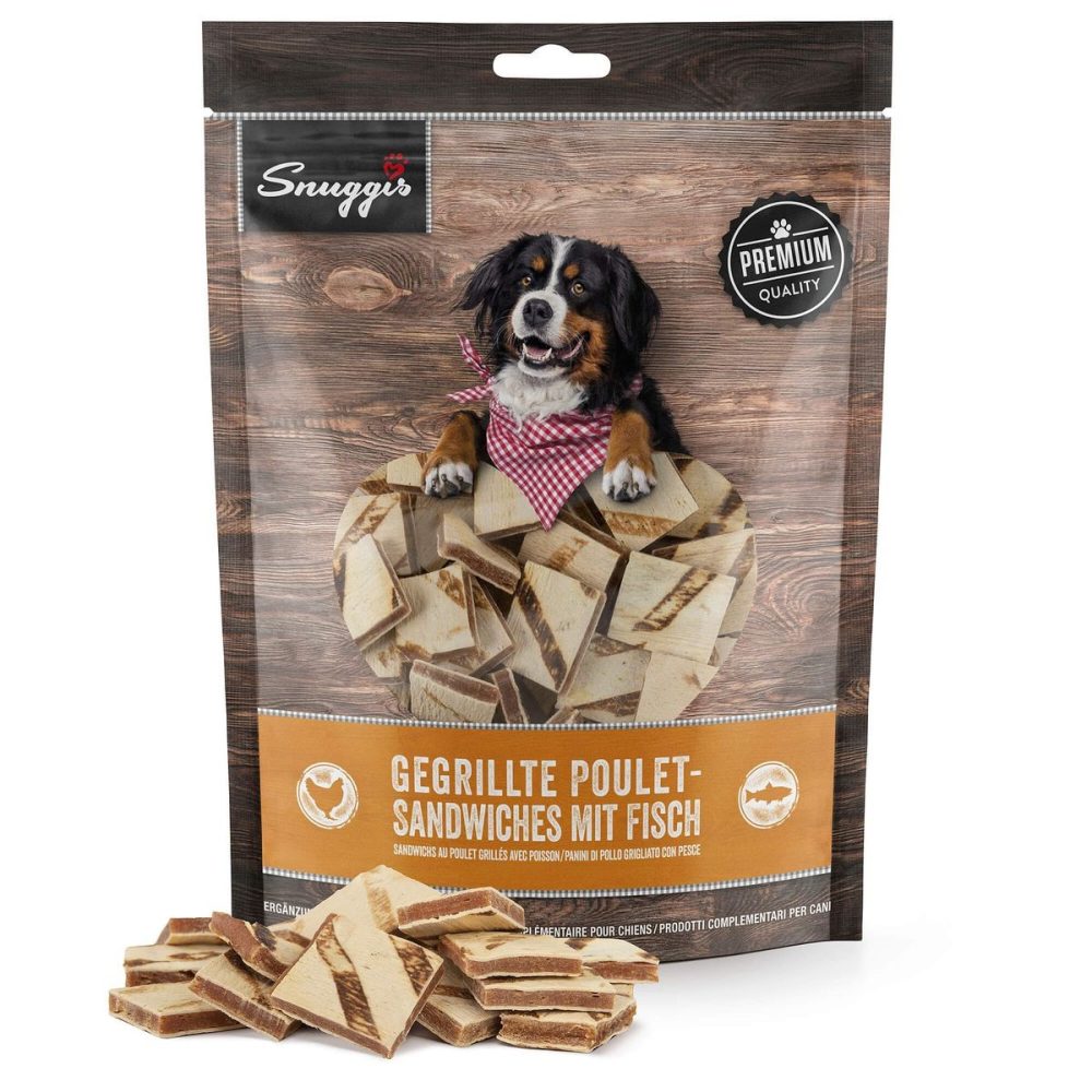 Snuggis Gegrillte Poulet-Sandwiches mit Fisch für Hunde (300g)