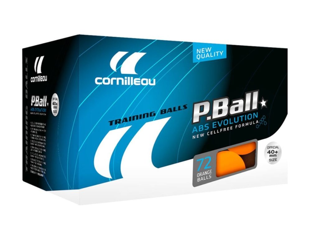 Cornilleau Tischtennisbälle ABS Evolution 1-Stern (72 Stk)
