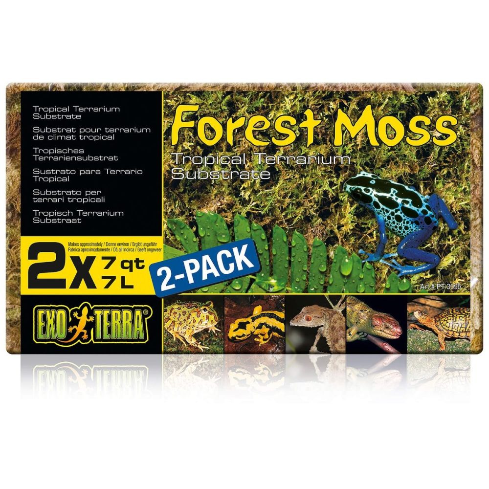 Exo Terra Forest Moss, 2er-Set, Natürliches Moos (2×7 Liter)