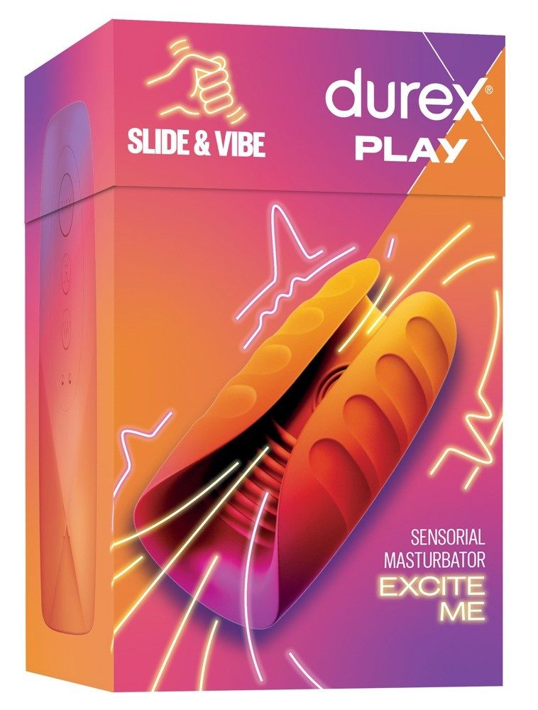 Durex Play Vibe & Slide Sensorial Masturbator (1 Stk)