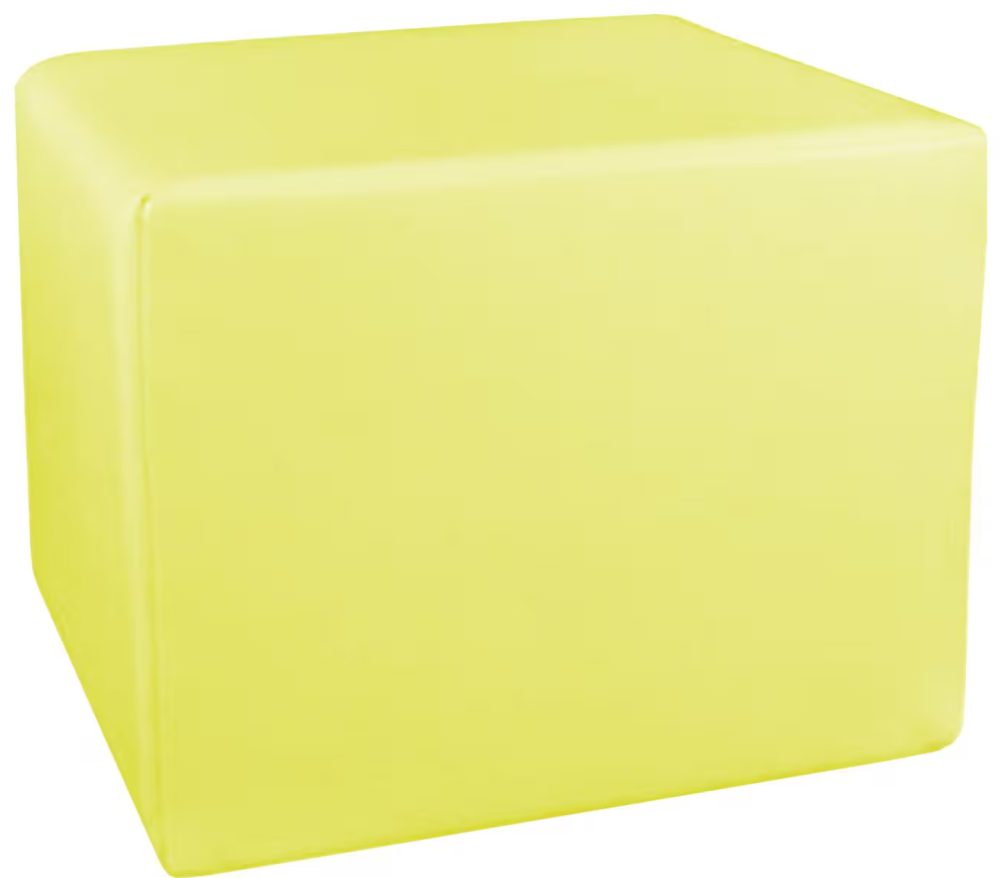 MEDiDOR Lagerungswürfel Skai Tundra, limonade, 50x40x45cm (1 Stk)