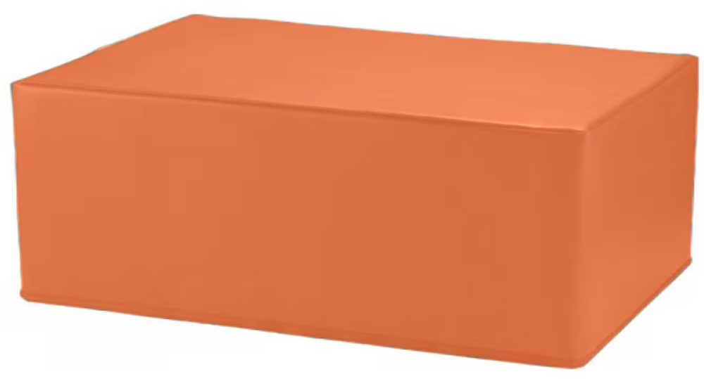 MEDiDOR Lagerungswürfel Skai Tundra, orange, 40x30x60cm (1 Stk)