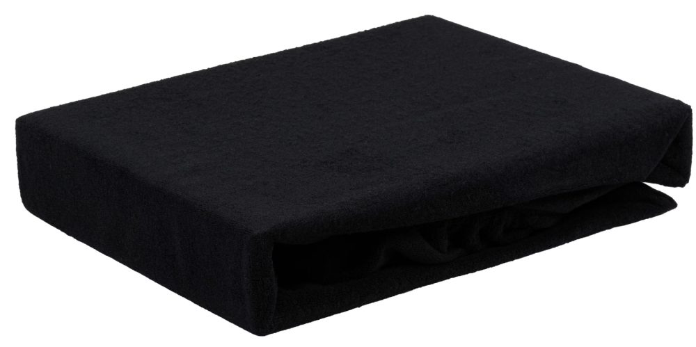 MEDiDOR Spannbezug Frottee mit Gesichtsaussparung, schwarz (1 Stk)