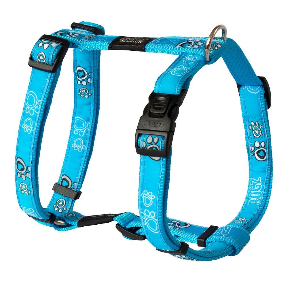 rogz Fancy Dress Geschirr blau, Bauchlänge 14-16cm (1 Stk)