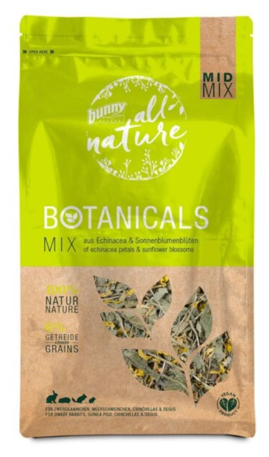 bunny All Nature Botanicals Mix aus Echinacea & Sonnenblumenblüten (140g)