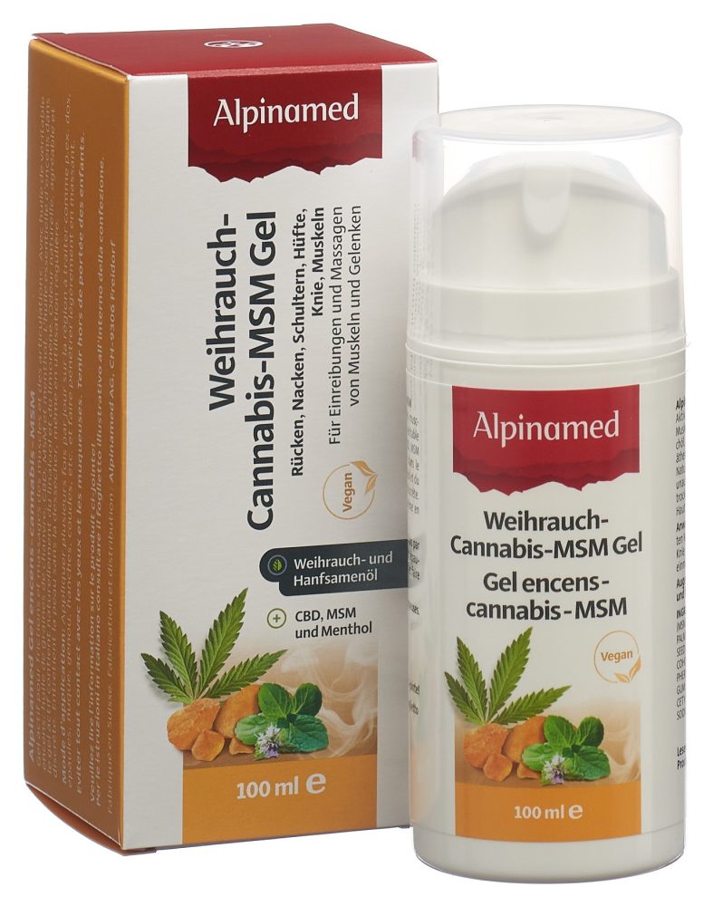 ALPINAMED Weihrauch Cannabis-MSM-Gel (100ml)