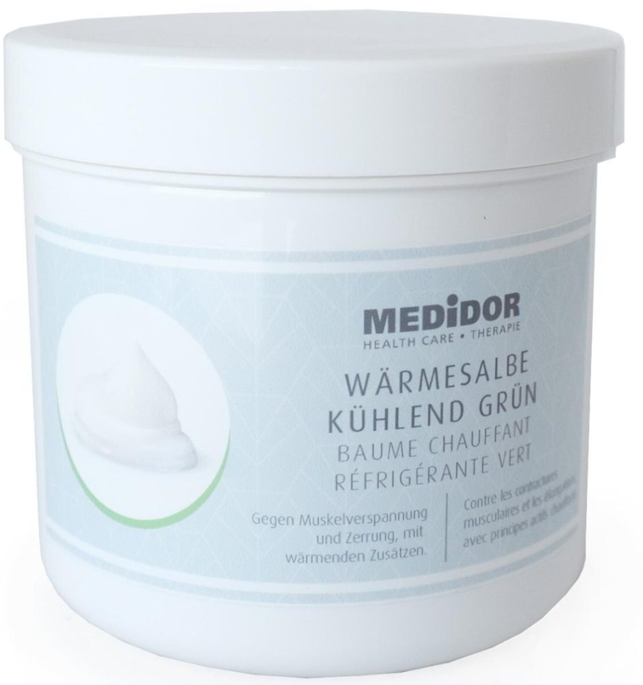 MEDiDOR Wärmesalbe kühlend grün (500ml)
