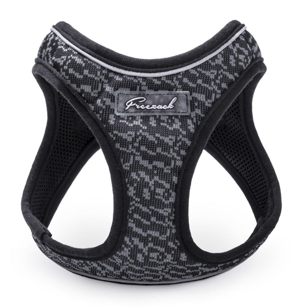 Freezack Hundegeschirr Fashion Soi schwarz, Halsumfang/Brustteil 30-33cm/43-47cm (1 Stk)