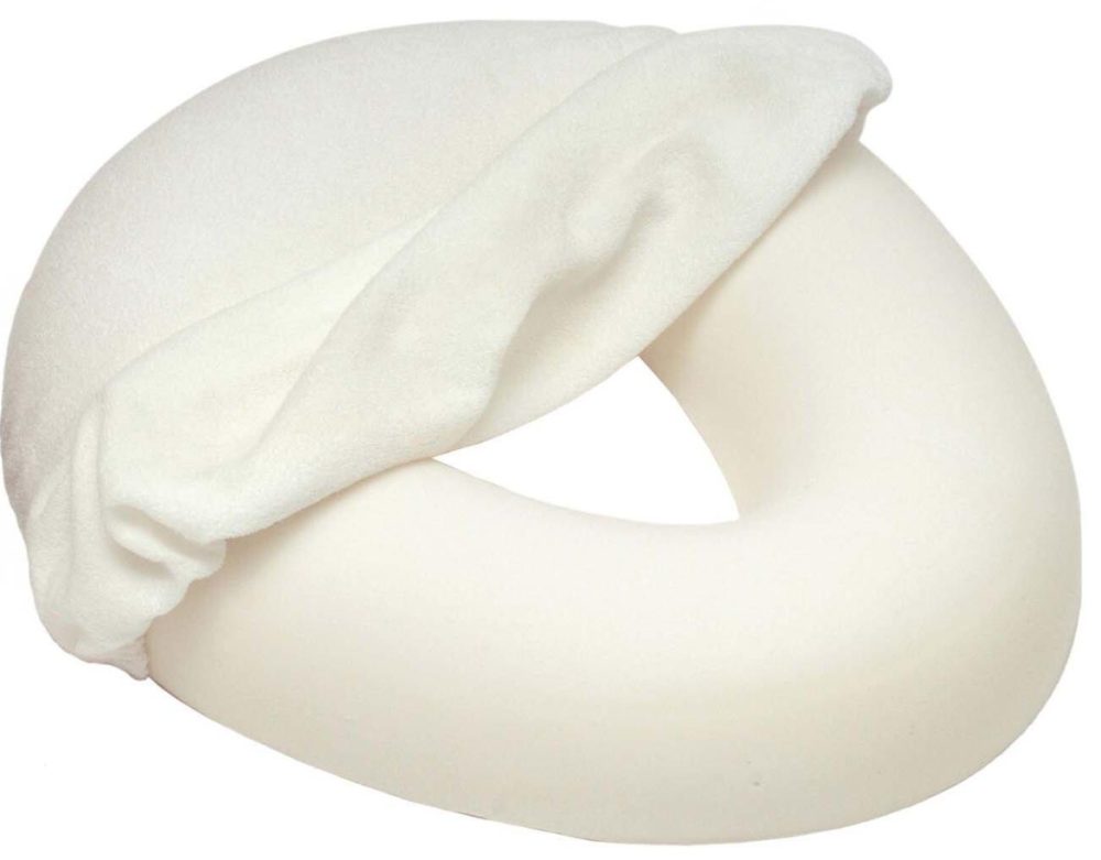 Sissel Sit Ring oval Frottee, 13.5x45cm, weiss (1 Stk)
