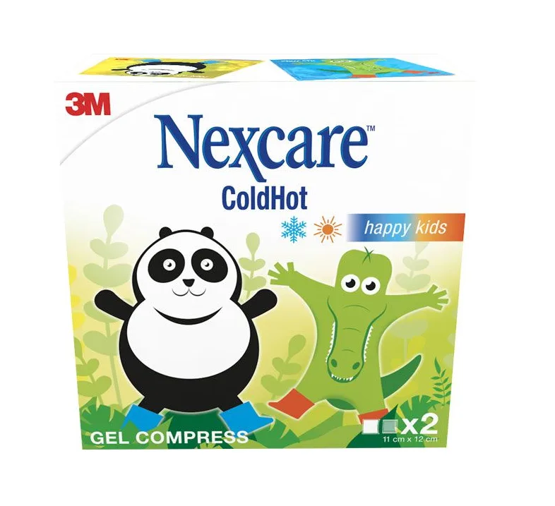 3M Nexcare ColdHot 12x11cm Happy Kids (2 Stk)