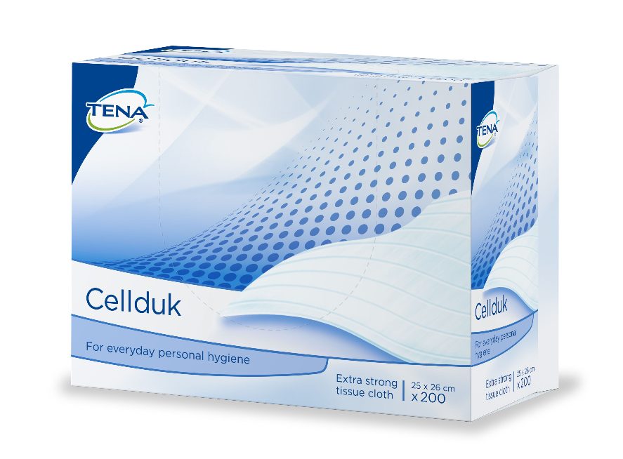 Tena Cellduk Waschhandschuh, 25x26cm (200 Stk)