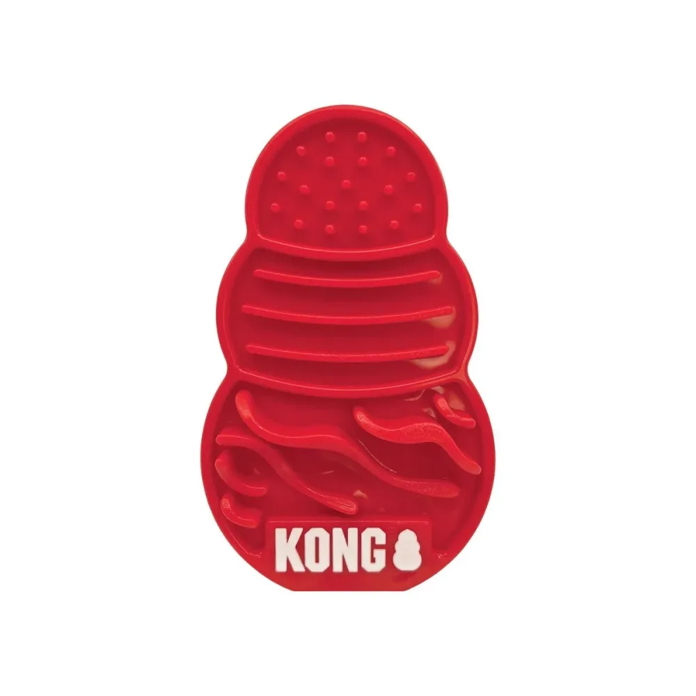 KONG Licks Schleckmatte für Hunde, 18x11cm (1 Stk)