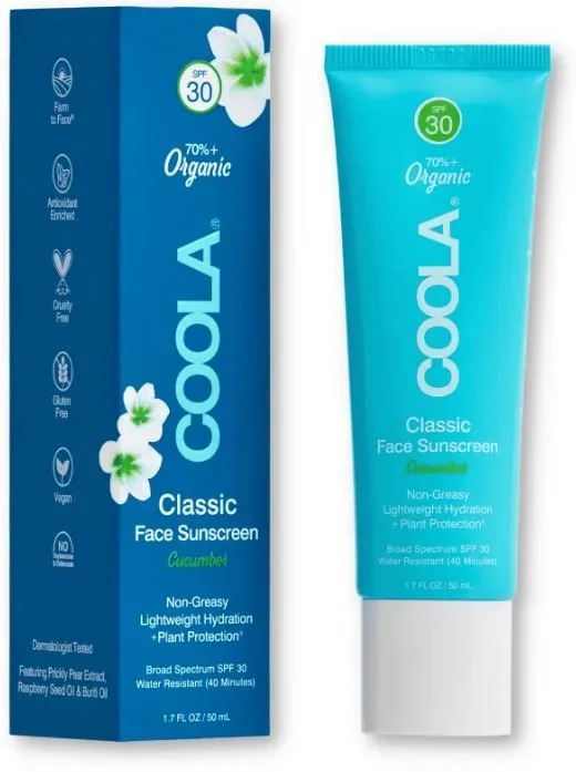 Coola - Gesichtslotion Classic Gurke SPF30, 50 ml
