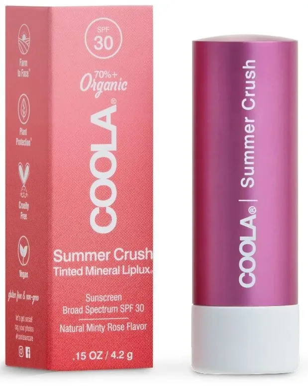 Coola - Mineral Liplux Getönter Lippenbalsam SPF30 - Summer Crush, One Size, Zimt Satin