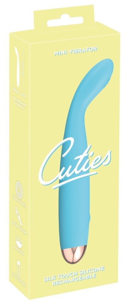 Cuties Mini Vibrator, Flexibler Kopf mit Reizstruktur (1 Stk)
