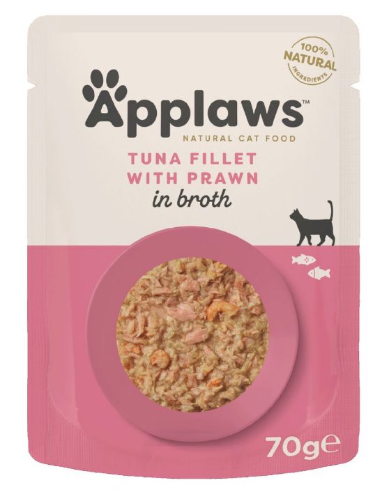 Applaws Nassfutter mit Thunfisch und Garnele (70g)
