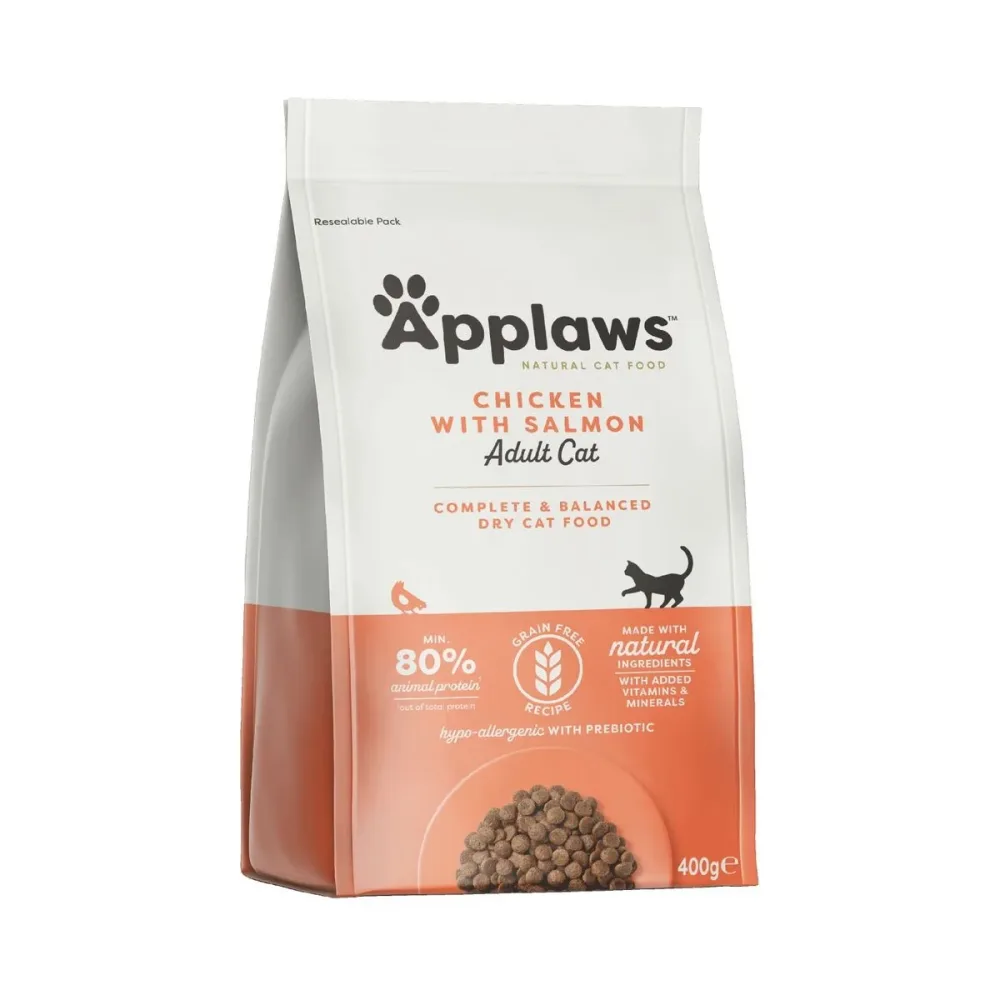 Applaws Trockenfutter Adult mit Huhn und Lachs (400g)